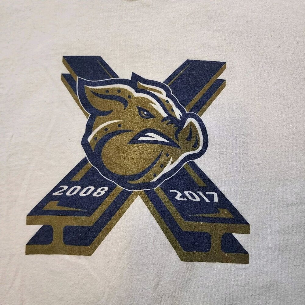 IronPigs T-shirt White‎ 2008-2017 XL Minor League Baseball Lehigh Valley, PA